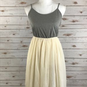 Anthropologie Hazel Tulle Skirted Dress